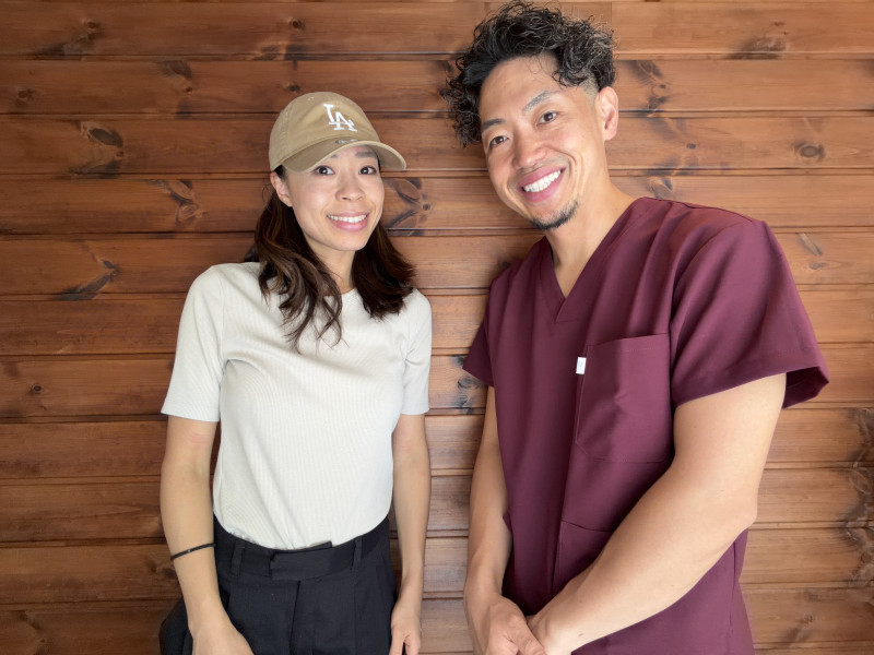 宮村さんと院長のツーショット